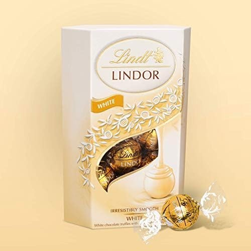 Lindt lindor white chocolate - lindor,
