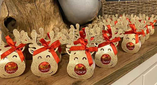 Lindt lindor glitter reindeer - glitter,