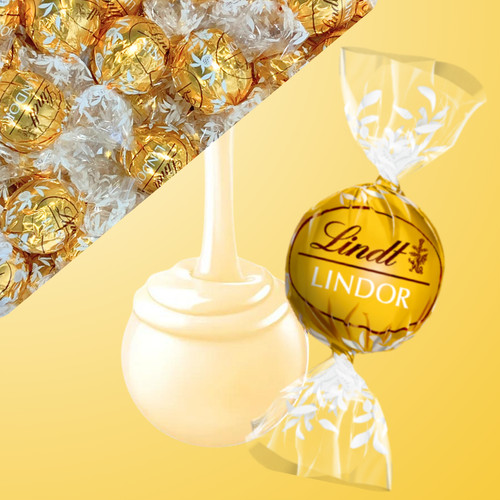 Lindt lindor white chocolate - lindor,
