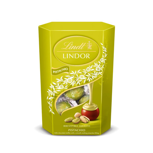 Lindt lindor pistachio 200g - lindt,