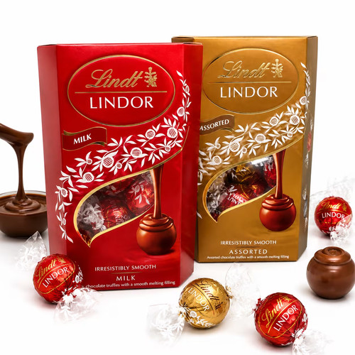 Lindt lindor milk assorted - lindt,