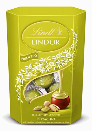 Lindt lindor pistachio - lindor, milk