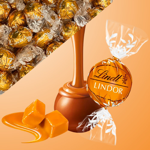 Lindt lindor caramel milk - lindor,