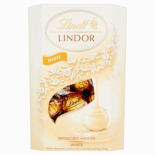 Lindt lindor white chocolate - lindor,