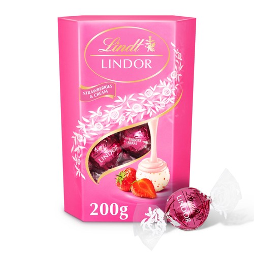 Lindt lindor strawberries - strawberries, and
