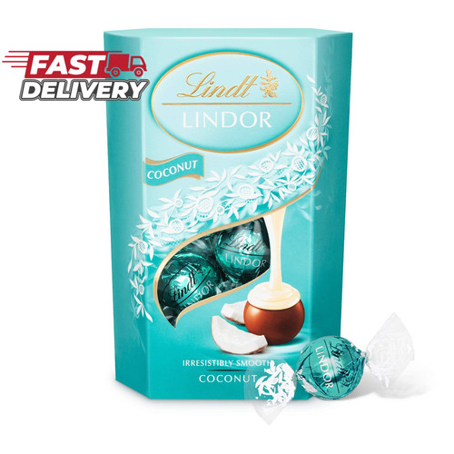 Lindt lindor coconut chocolate - coconut,