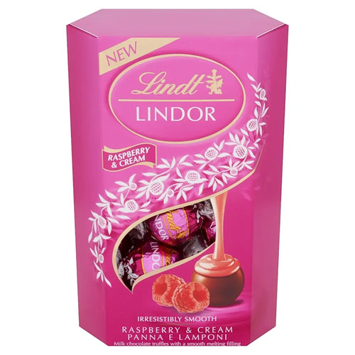 Lindt lindor raspberry cream - lindt,