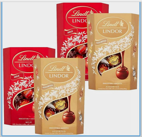 Lindt lindor milk assorted - milk,